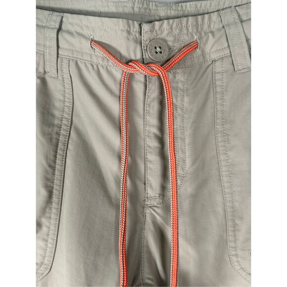 The North Face Horizon II convertible hiking pants khaki beige nylon UPF30 sz wo - Picture 4 of 10
